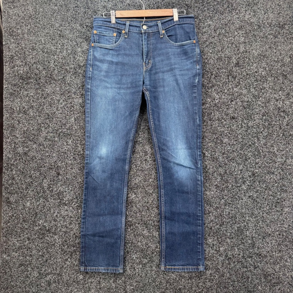 Levis 511 Slim Fit Jeans Mens 31x32 Blue Denim Dark Wash Stretch 04511-2369